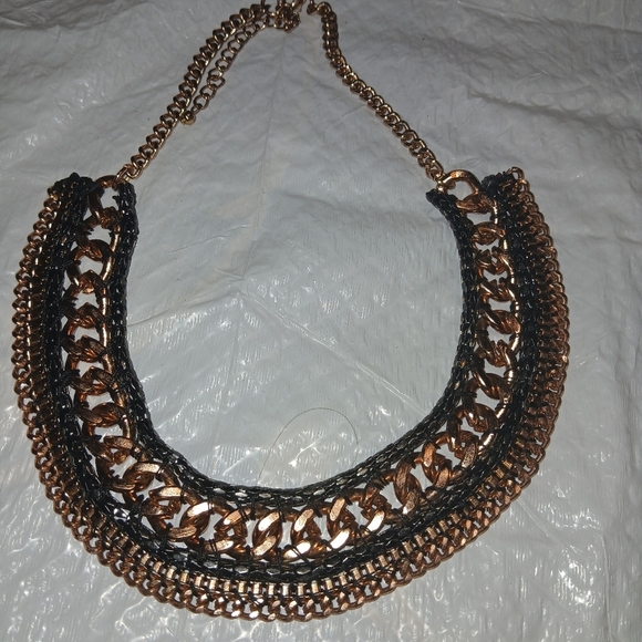Primark Bronze And Metallic Necklace - Picture 1 of 3